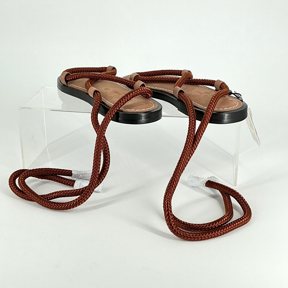 Rag & Bone Size 36 US 6 Henna Brown Lace Up Gladiator Sandals NEW Infinity $375 - Picture 7 of 14